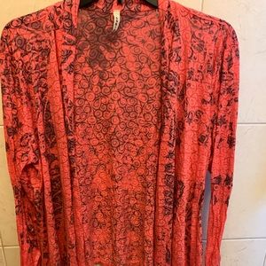 Women’s pink cardigan